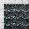 thumbnail image 2 of oneOone Rayon Aqua Blue Fabric Animal Craft Projects Decor Fabric Printed By The Yard 56 Inch Wide, 2 of 5