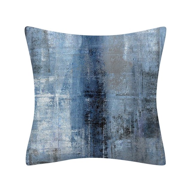 2 Pcs Abstract Pillowcase Throw Pillow Case Sofa Seater, 40*40cm, #9