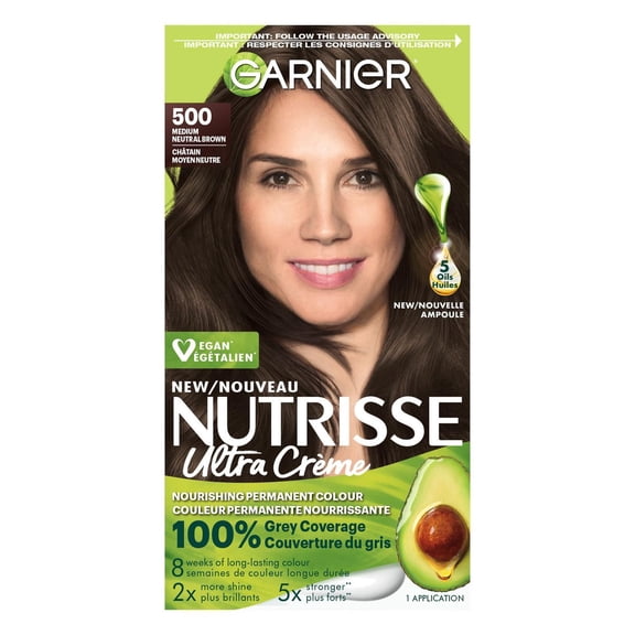 Garnier Nutrisse Ultra Crème, Permanent Hair Dye, Long-Lasting,1 unit
