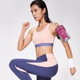 thumbnail image 1 of Meitianfacai Support de Téléphone Cellulaire, Petit Sac Bandoulière à l'Épaule avec Bande pour les Bras, Convient à iPhone et Android, pour la Course, la Marche, la Randonnée et le Vélo (7,5 Pouces, Rose), 1 of 7