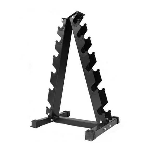 GloryStar 6 Tier Weight Rack for Dumbbells, Heavy-Duty Steel A-Frame Organizer with 660 lb Capacity for Home Gym, Garage Workout Space or Training Area