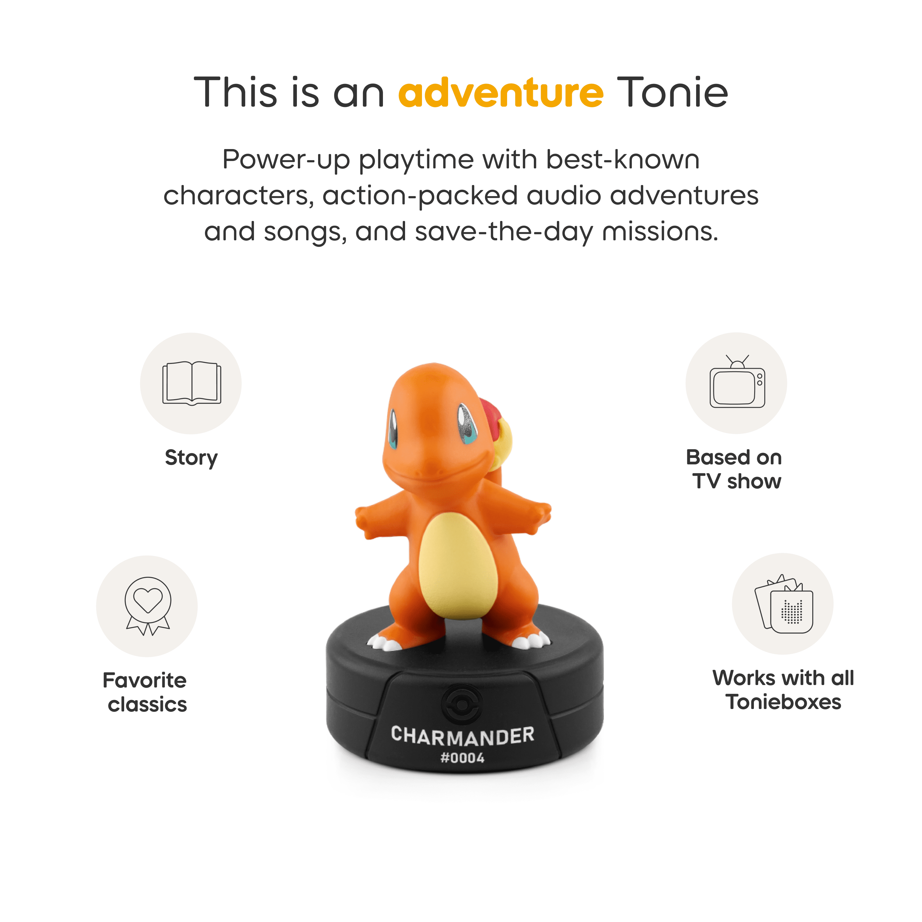 tonies Pokémon : Salamèche figurine Tonie (Anglais)