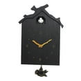thumbnail image 3 of Esquirla Natural Wall Clock Wooden Bird Cuckoo House Walls Watch Decoration Decors Model Model 1, 3 of 8
