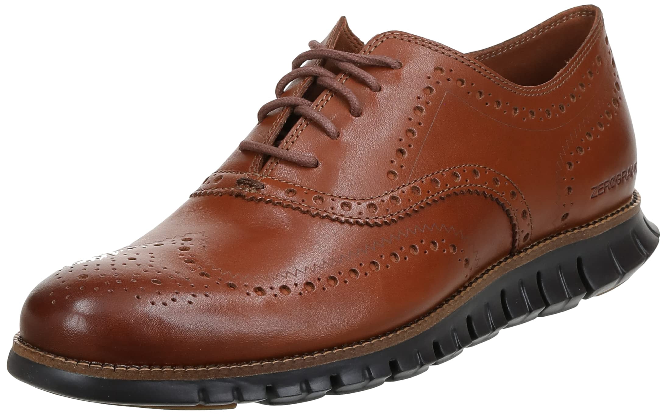 Cole Haan Richelieus Décontractés pour Hommes Zerogrand à Lacets en Cuir de Bœuf Wing