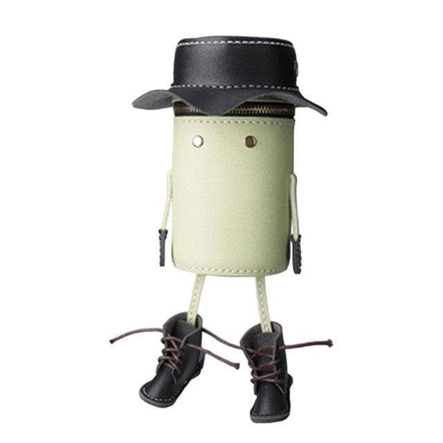 Esquirla DIY PU Leather Shoulder Bag Making Set Cartoon Character Accessories Fashion Green