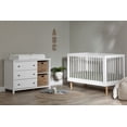 thumbnail image 3 of Table à langer avec pourtour amovible, tiroirs et rangement ouvert, fini Blanc solide, collection Balka de Meubles South Shore, 3 of 17
