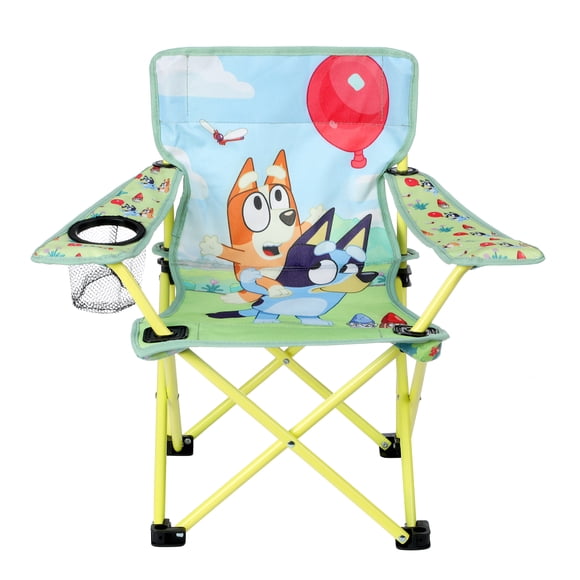 Bluey Kids Camp Chair with Cup Holder & Carry Bag