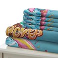 thumbnail image 5 of 3D Ice Cream Printed Comforter Cover Set Children Adult Unique Design Bedding Set Bedroom Decor,King (90"x104"), 5 of 5