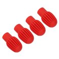 thumbnail image 1 of Embouts de Tambour en Silicone, 4 Pcs Protection Sans Bruit Embout Silencieux pour Instruments en Bois Noir, Orange, Gris, Rouge, 1 of 8