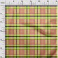 thumbnail image 2 of oneOone Georgette Viscose Fabric Madras Check Printed Craft Fabric BTY 42 Inch Wide, 2 of 4