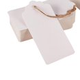 thumbnail image 3 of jifeng 100 PCS Kraft Paper Tags Blank Gift Tags with 100 PCS Natural Jute Twine for White, 3 of 6