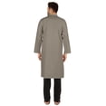thumbnail image 4 of Atasi Kurta de Designer Indien pour Hommes Tenue de Fête Robe Traditionnelle Chemise Longue Ethnique Unie, 4 of 7
