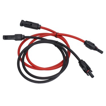 Rallonge de Panneau Solaire, 2 Pcs Câble d'Extension de Panneau Solaire Matériaux de Qualité