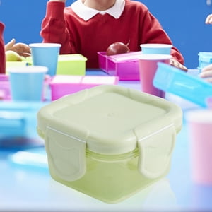 Clearance!Kitchen Gadgets Kitchen Organizers And Storage Mini Plastic Food Storage Containers With Lids,Small Airtight Containers,Square School Lunch Containers For Children,Storage Containers