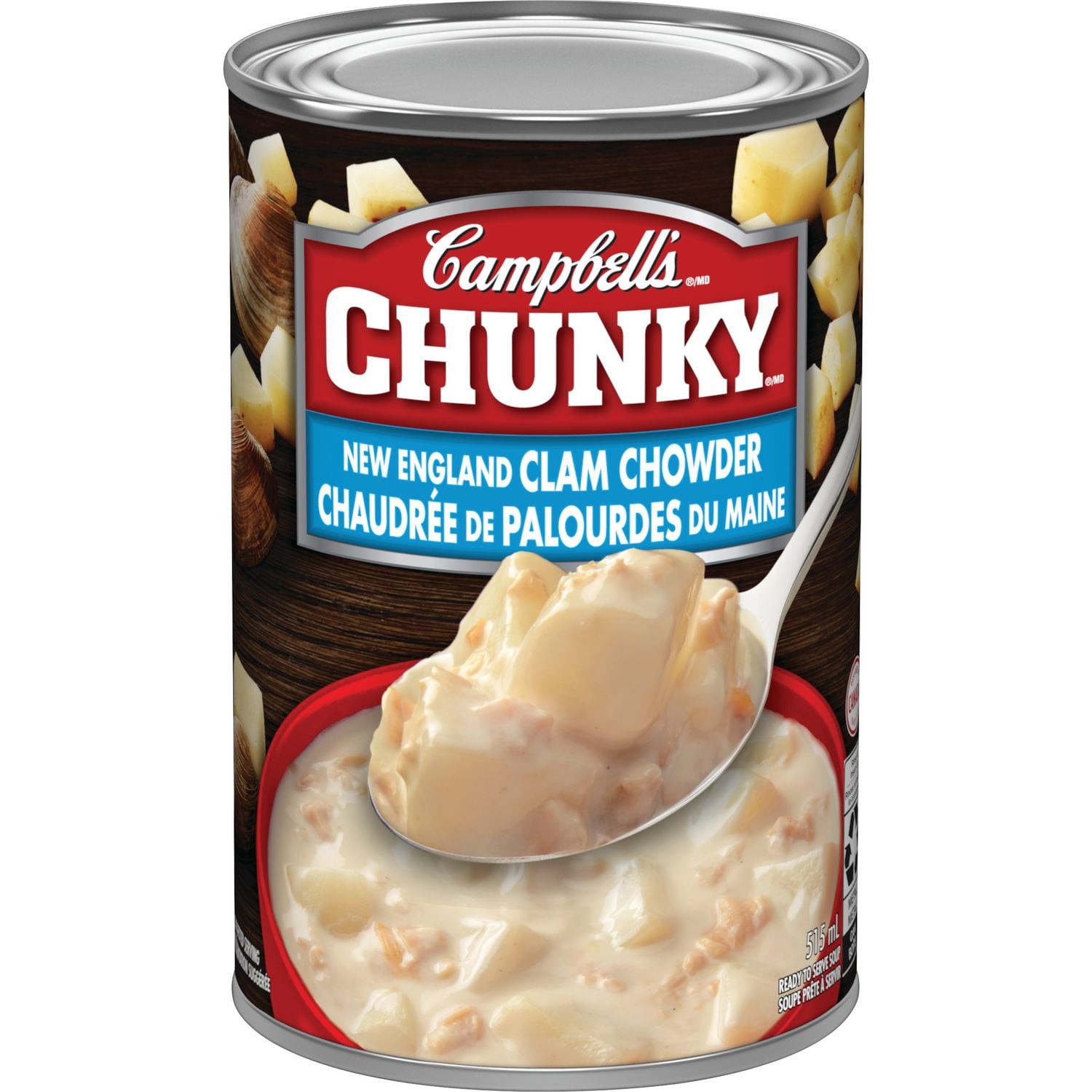 Campbell's® Chunky® New England Clam Chowder Ready to Serve Soup, Shelf Stable
