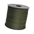 thumbnail image 1 of Langgg Paracorde de Camping Multifonction 4 mm Cordon de Parachute Survie Voyage pour Randonnée Noir Vert 50 m, 1 of 6