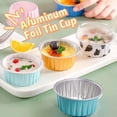 thumbnail image 4 of Aluminum Foil Paper Mini Cake Baking Cups,10pcs Muffin Liners,Disposable Aluminum Foil Ramekins Cupcake Baking Cups Containers Wrappers Dessert Cups X5D0, 4 of 8