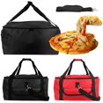 thumbnail image 1 of Sac de Livraison d'Aliments Isolé Sac de Livraison de Pizza Portable pour Aliments Chauds et Froids Sac d'Épicerie Isolé Réutilisable Transporteur de Pizza Ajustable Sac Chauffant Double Fermeture Éclair 16.54x16.54x9.06 Pouces (Rouge), 1 of 11