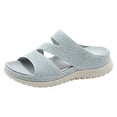 thumbnail image 2 of IUJSOY Walking Sandals for Women Lightweight Mesh Open Toe Comfort Footbed Platform Slip on Shoes, 2 of 7
