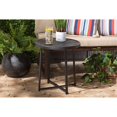 thumbnail image 5 of Baxton Studio Sadiya Industrial Black Metal Outdoor Side Table, 5 of 5