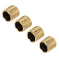thumbnail image 2 of Bass Knob, Potentiometer Knob 4Pcs Easy Installation Professional Metal  For Replacement Silver,Black,Gold, 2 of 8