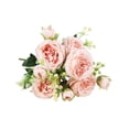 thumbnail image 2 of LSLJS Beautiful Artificial Silk Fake Flowers Wedding Valentines Bouquet Bridal Decor, Valentine's Day Decorations, 2 of 6