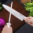thumbnail image 3 of Hecef 15 Piece Knife Block Set, Ultra Sharp Blades with Steak Knives, Sharpening Steel, 3 of 13