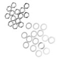 thumbnail image 1 of Guitar Nut Washer Electric Guitar Nut Washer Kit, G3 Guitar Jack Nut,Behangroller Kit Female Jack Socket Nuts Metal Washer Nuts for Electric Guitar Bass G3 / 8, 1 of 8