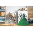 thumbnail image 2 of Ahgly Tapis Rectangulaire Lavable en Machine Intérieur Transitionnel Vert Néon, 7 Pieds x 9 Pieds, 2 of 7