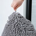 thumbnail image 3 of Youkk Polyester Chenille Bath Mat - Strong Water Absorption Exquisite Crafted Soft Texture No Shedding Deep Grey 40cm*60cm 1Set, 3 of 6