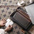 thumbnail image 3 of YUNZII QL75 Wireless Typewriter Hot Swap Retro Mechanical Keyboard,Punk Round Keycaps,RGB Backlit QMK/VIA Programmable, Multi-Device Keyboard with 2., 3 of 9