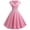 Pink, variant on TIMIFIS Women Short Sleeve 1950s Retro Vintage Cocktail Party Swings Dress Polka Audrey Dress Casual Sundress A-Line Work Dress Wedding Guest Dresses ummer