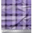 thumbnail image 1 of Soimoi Rayon Fabric Gingham Check Print Fabric by The Yard 56 Inch Wide, 1 of 5