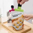 thumbnail image 2 of Plastic bag clip, 3 piece food clip, closed clip for bags, food bag clip, snack bag clip for food and snack storage, 2 of 4