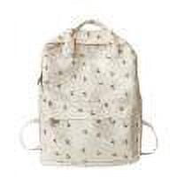 Fashion Floral Backpack Large Capacity Student Shoulder School Bag (A)