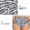 thumbnail image 2 of Women Swim Skirt Drawstrings Sides Swim Shorts Bathing Suit Skirted Swimsuit Bottom, 2 of 6