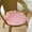 Pink2, variante sur Coussin de Sol Rond en Peluche - Coussin de Chaise Tatami en Flocage 30x30 cm, Coussin de Siège Ergonomique pour Bureau, Salle à Manger, Voiture et Jeu, Plusieurs Couleurs Offertes