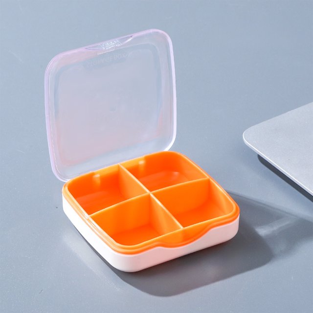 Portable Medication Organizer Pill Case | Travel Medicine Storage Box | Moisture-Proof Tablet Holder | Compartmented Drug Container for Home, Office, and Travel