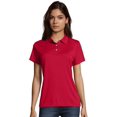 thumbnail image 1 of Hanes Polo de Performance Sport Cool DRI pour Femmes, m, Rouge Foncé, 1 of 4