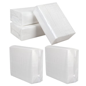HAMPPLIES White Multi Use Paper Hand Towels for Bathroom and Kitchen Water Absorbent Thick Napkin Towels