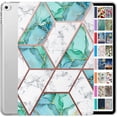 thumbnail image 1 of iPad 2015 PRO 12.9 Inch 1 Gen [ 1st Generation ] A1652 A1584 ML0H2LL/A ML0G2LL/A ML0N2LL/A Printed Slim Hard Shell Protective Stand Cover - Marble Green, 1 of 8