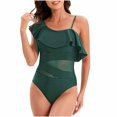 thumbnail image 2 of FcBaudy Womens Swimsuits One Piece Swimsuit Women Plus Size Swimsuit for Women Tankini Swimsuits for Women Women Solid Color Backless Strap Bikini Swimsuit Women Nylon Swimsuit, 2 of 7