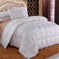 thumbnail image 5 of Royal Hotel Bedding Goose Down Comforter King 300 Thread Count 100% Cotton Dobby Checkered Shell 600FP 40 Ounce Down Fill, 5 of 5