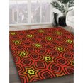 thumbnail image 3 of Ahgly Company Tapis d'Intérieur Lavable en Machine Carré Transitionnel Brun Bronze Foncé, 4 Pieds Carré, 3 of 7