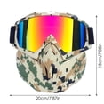 thumbnail image 4 of Hearth & Gear Retro Goggles Motorcycle Off Road Racing Eyewear Ski Wind Goggles Riding Glasses Revision Desert Goggles Dirt Bike Outfit for Boys Ski Goggles Dirt Bike Gear for Boys Tint Reader Space, 4 of 7