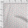 thumbnail image 2 of oneOone Polyester Spandex Red & Green Fabric Floral Craft Projects Decor Fabric Printed By The Yard 56 Inch Wide, 2 of 5