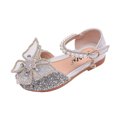 thumbnail image 4 of Kmbangi Kid Girl Pearls Sandals, Rhinestone Butterfly Summer Casual Street Dancing Children Shoes, 4 of 7