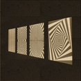 thumbnail image 1 of Ahgly Company Machine Washable Indoor Square Transitional Brown Area Rugs, 5' Square, 1 of 7