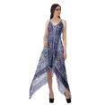 thumbnail image 1 of Moomaya Robes d'Été à Dos Nu pour Femmes Robe Imprimée à Ourlet en Foulard pour Femmes, 1 of 1