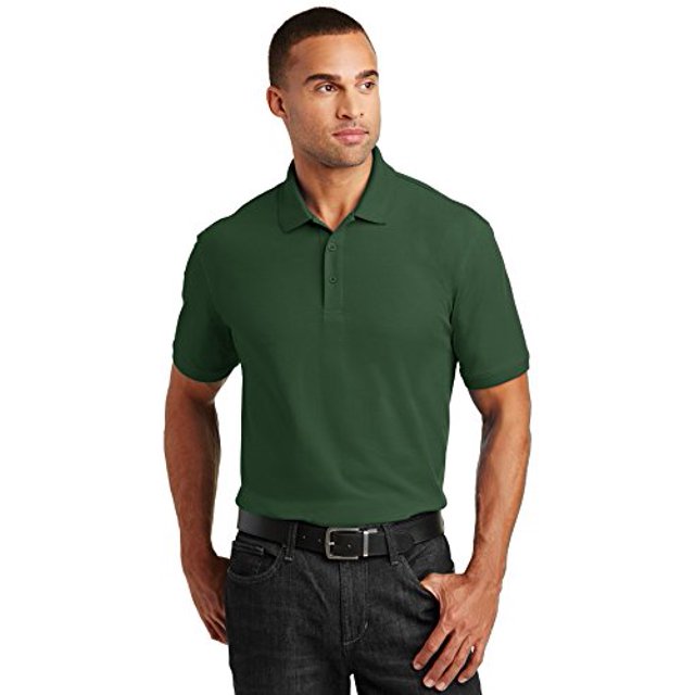 Port Authority ® Core Classic Polo Piqué. K100 m de Profondeur Vert Forêt